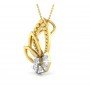 Twisted Diamond Pendant