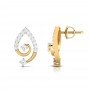 Sleek Diamond Earrings