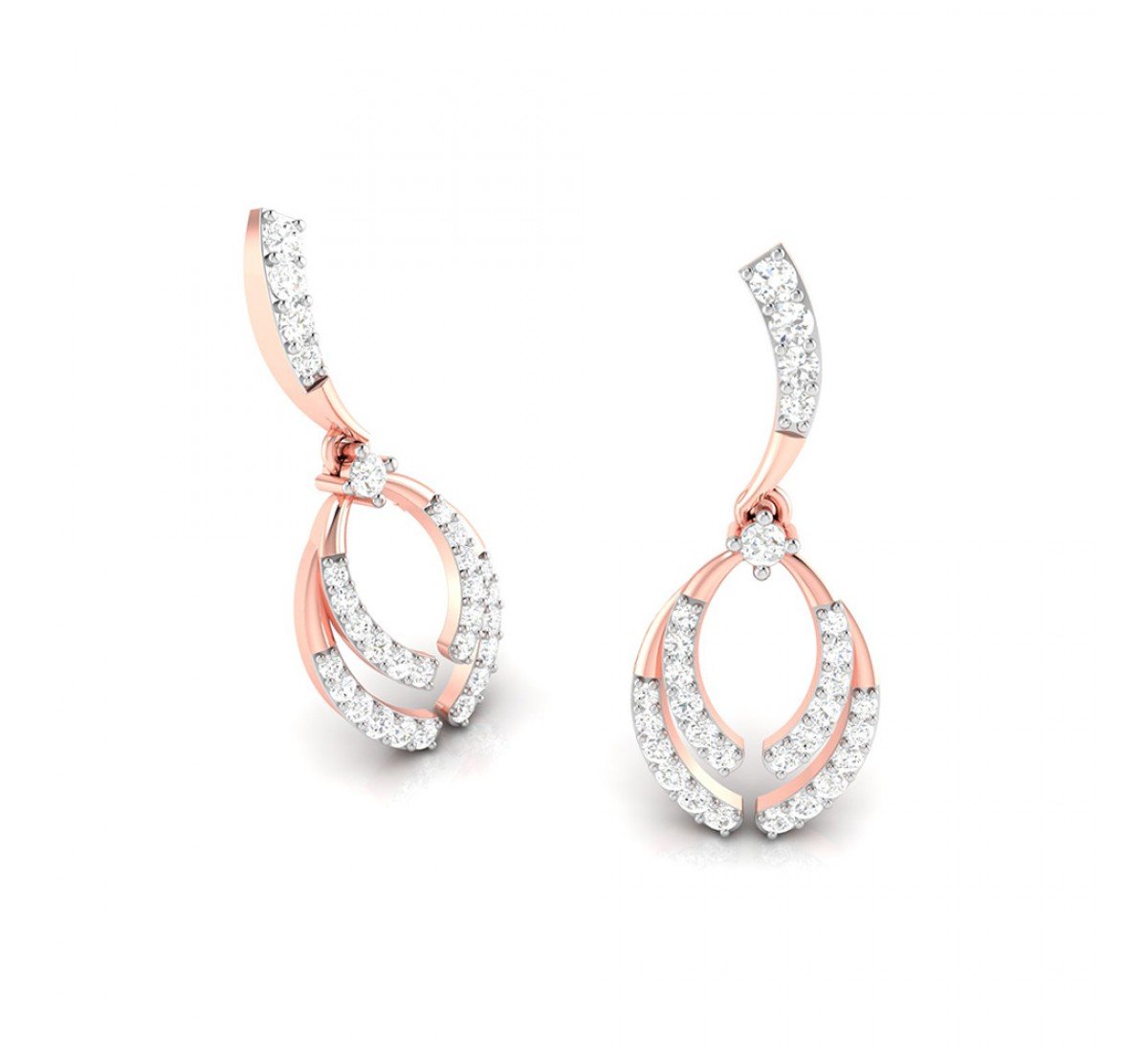 Begonia Dame Diamond Earrings