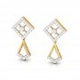 Delicate Drop Diamond Earrings