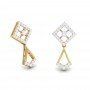 Delicate Drop Diamond Earrings