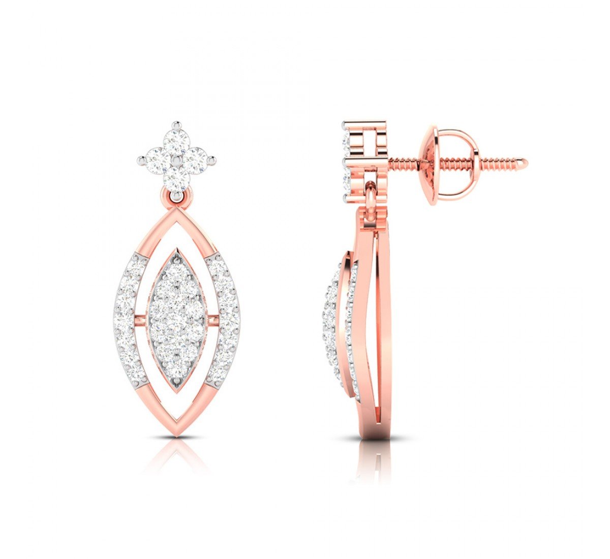 Kriya Drop Diamond Earrings