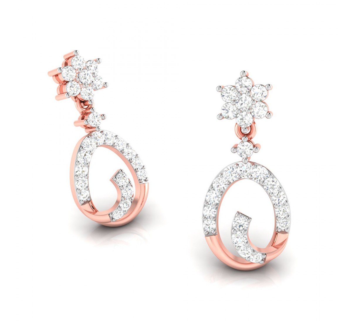 Amour Drop Diamond Earrings