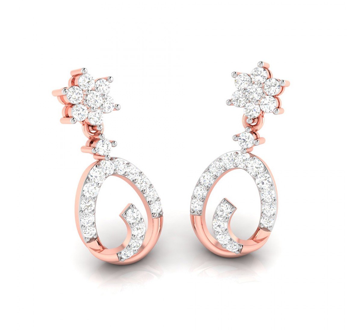 Amour Drop Diamond Earrings