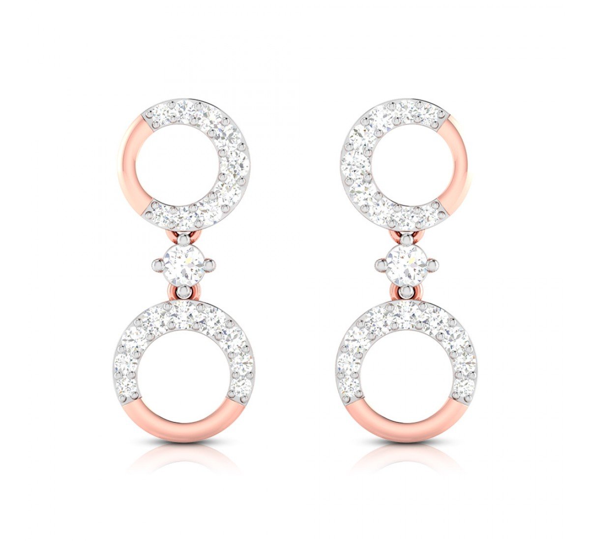 Pleasing Drop Diamond Earrings