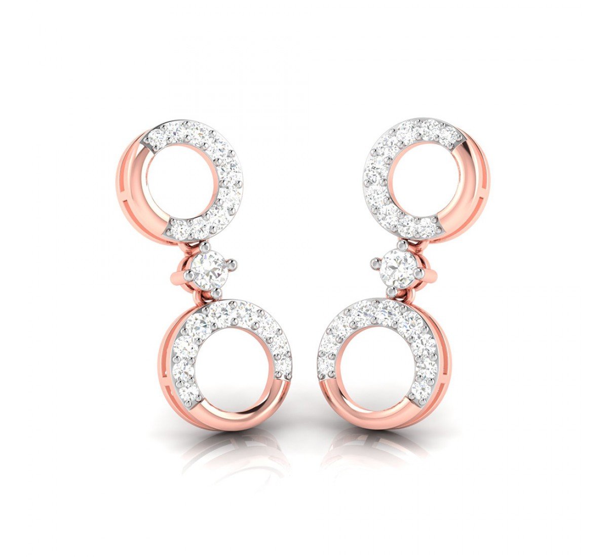 Pleasing Drop Diamond Earrings