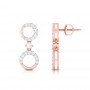 Pleasing Drop Diamond Earrings