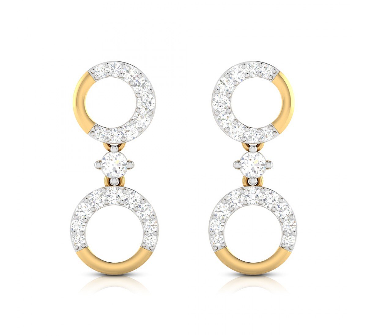 Pleasing Drop Diamond Earrings