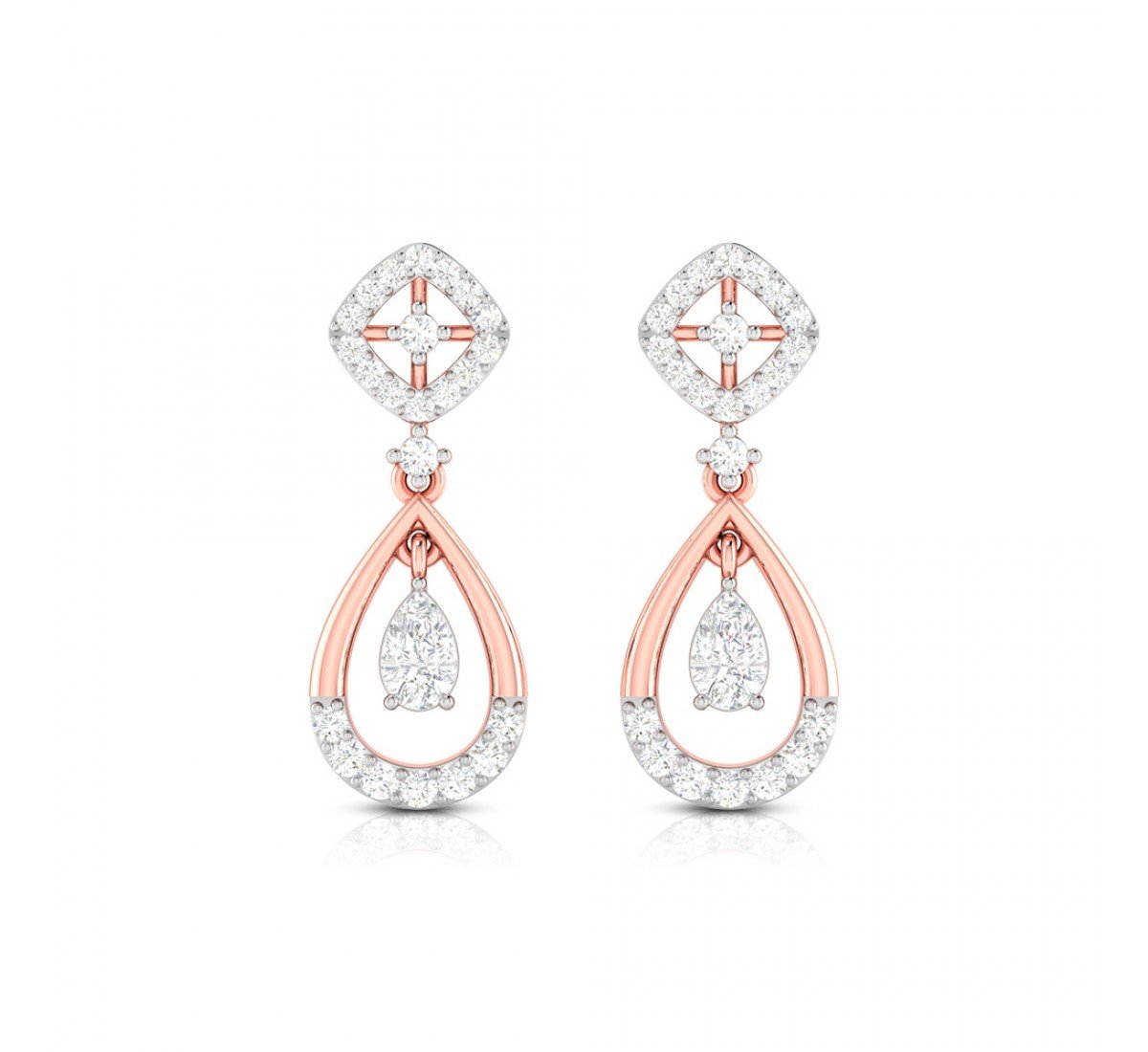 Imperial Drop Diamond Earrings