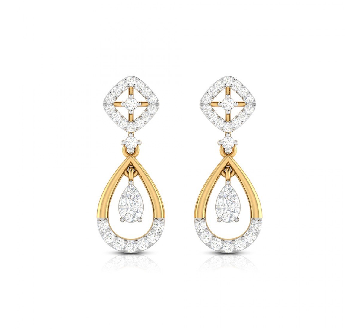 Imperial Drop Diamond Earrings