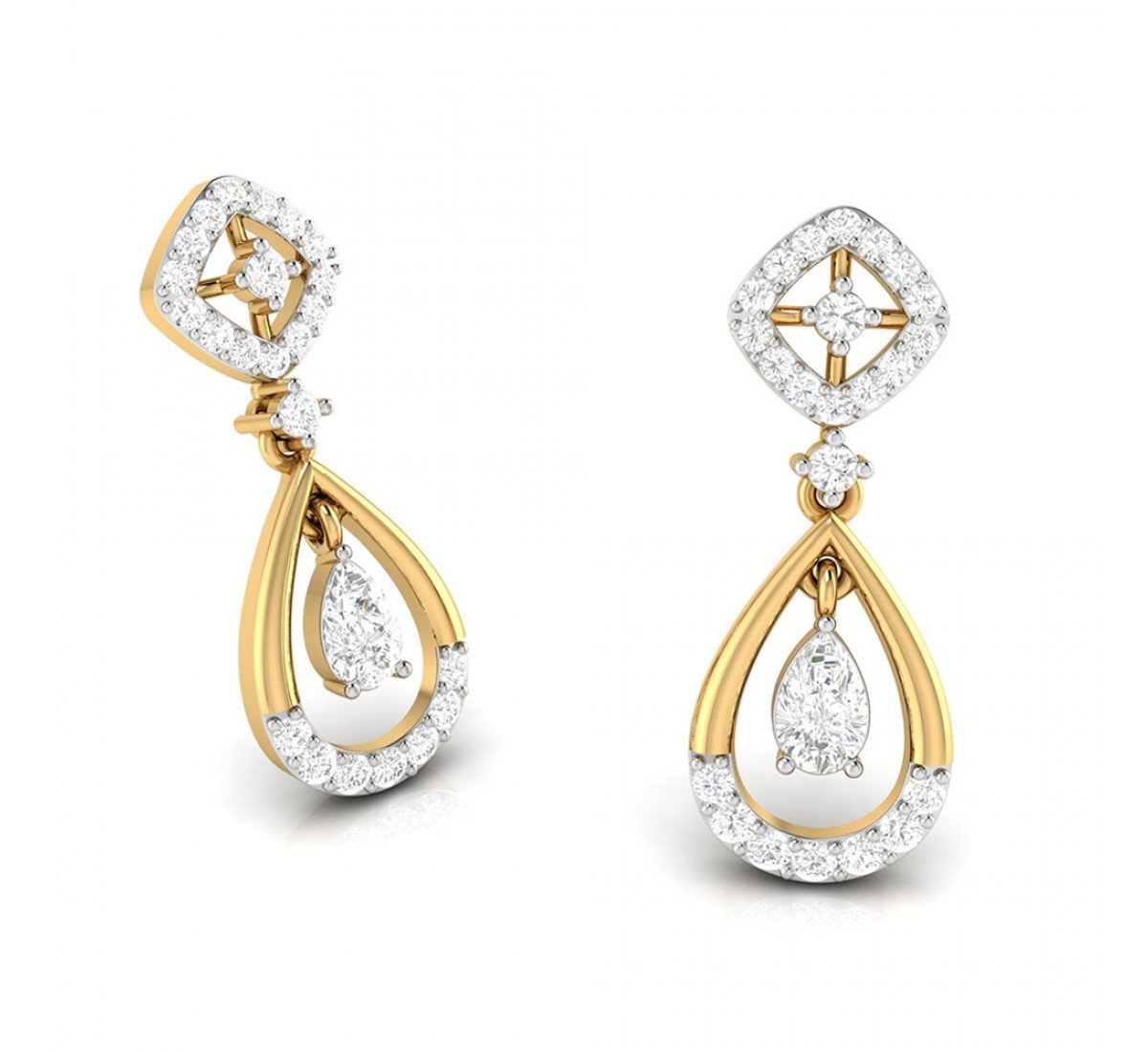 Imperial Drop Diamond Earrings