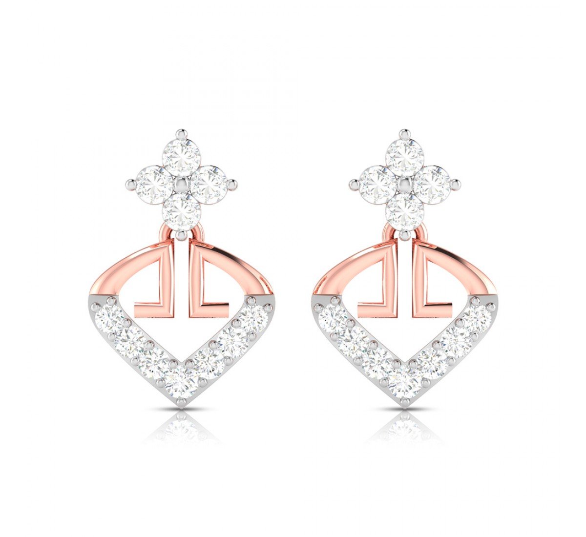 Lara Drop Diamond Earrings