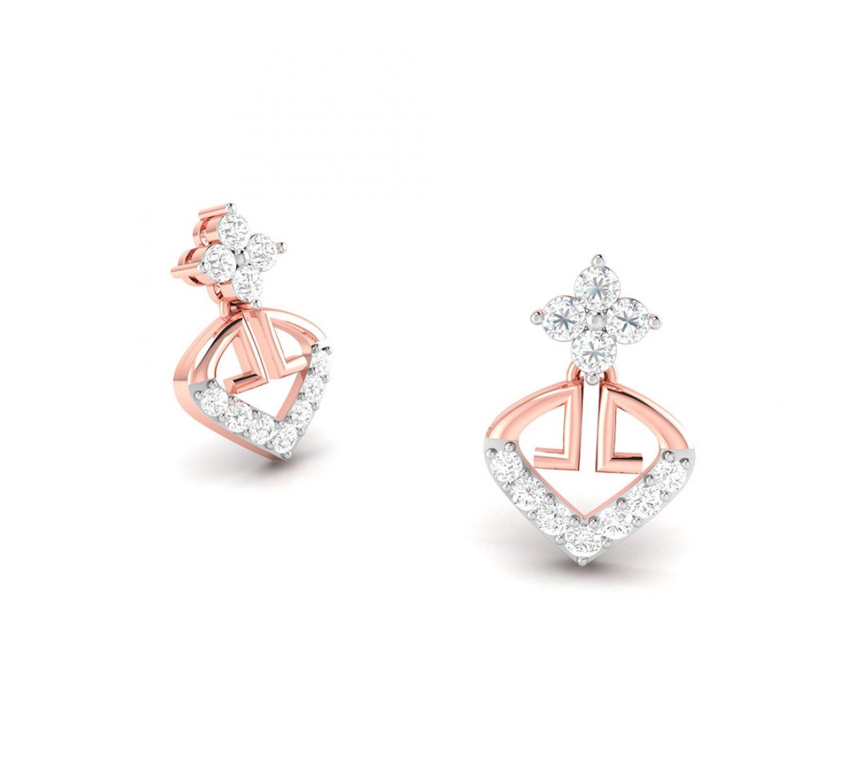 Lara Drop Diamond Earrings