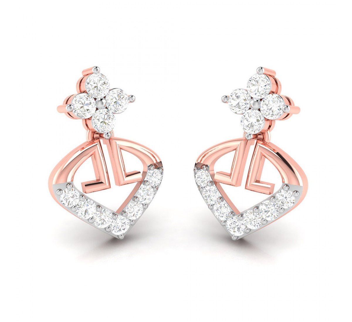 Lara Drop Diamond Earrings