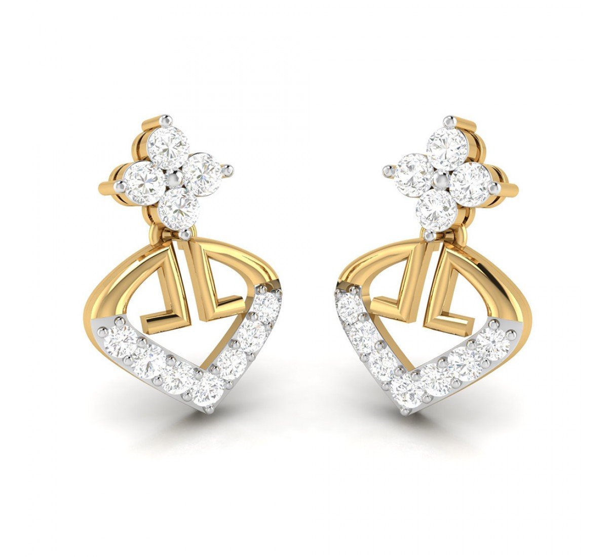 Lara Drop Diamond Earrings