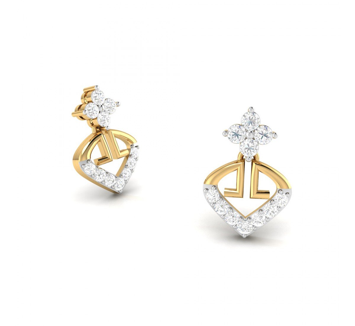 Lara Drop Diamond Earrings