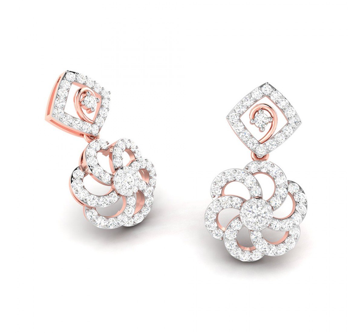 Ice Drop Diamond Earrings