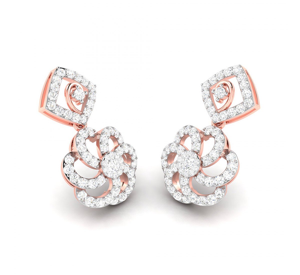 Ice Drop Diamond Earrings