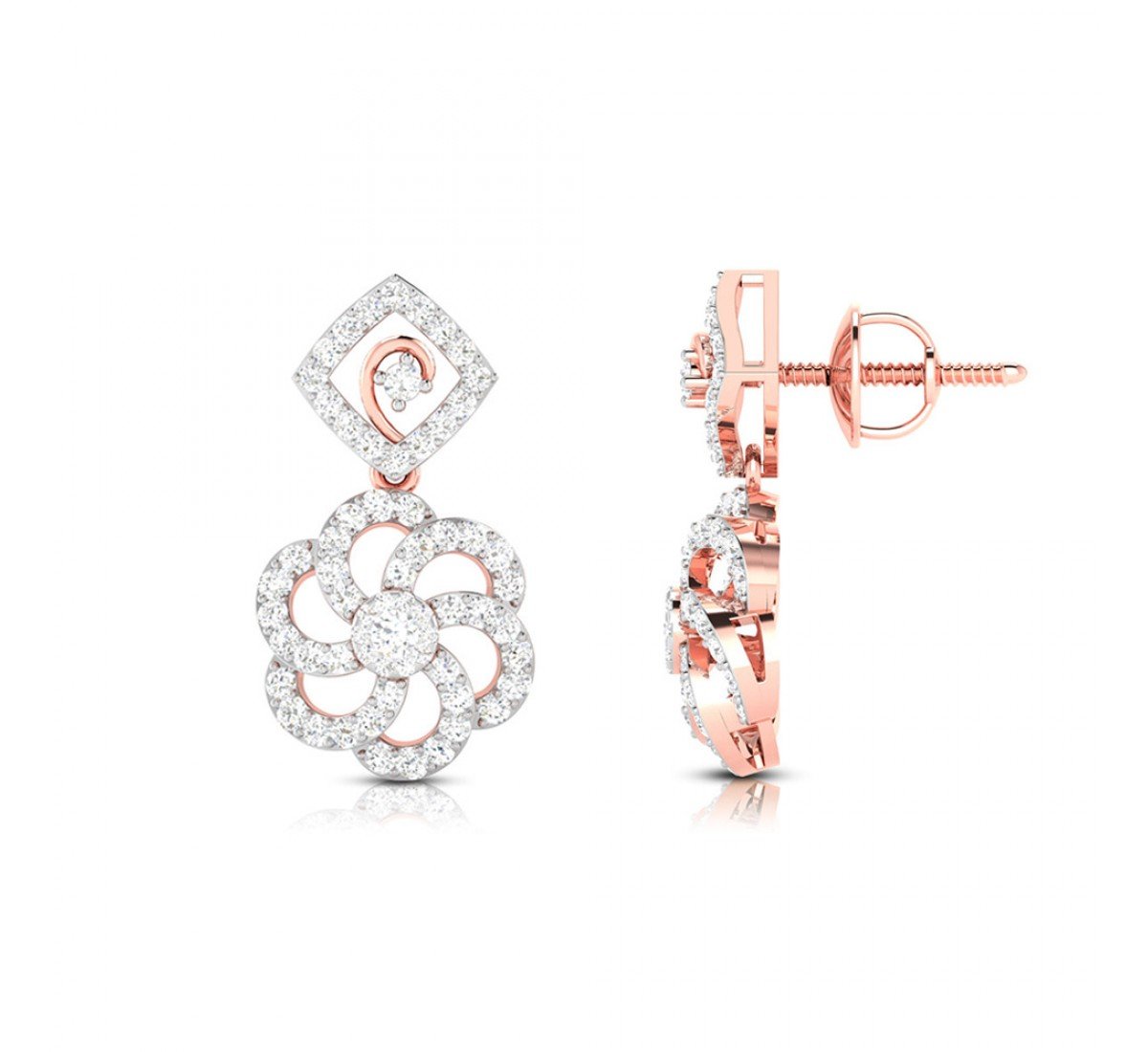 Ice Drop Diamond Earrings