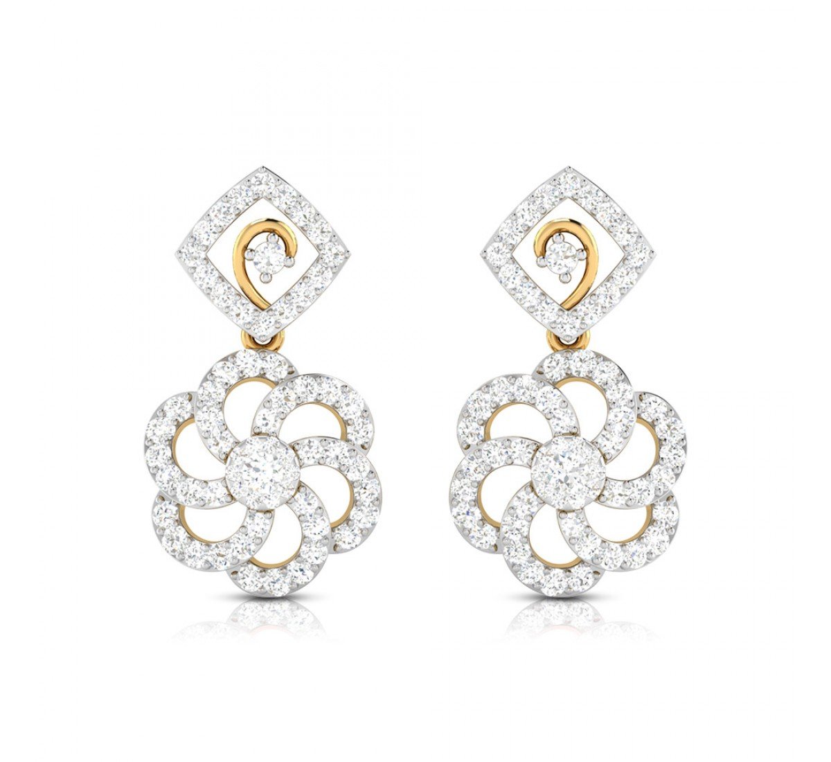 Ice Drop Diamond Earrings