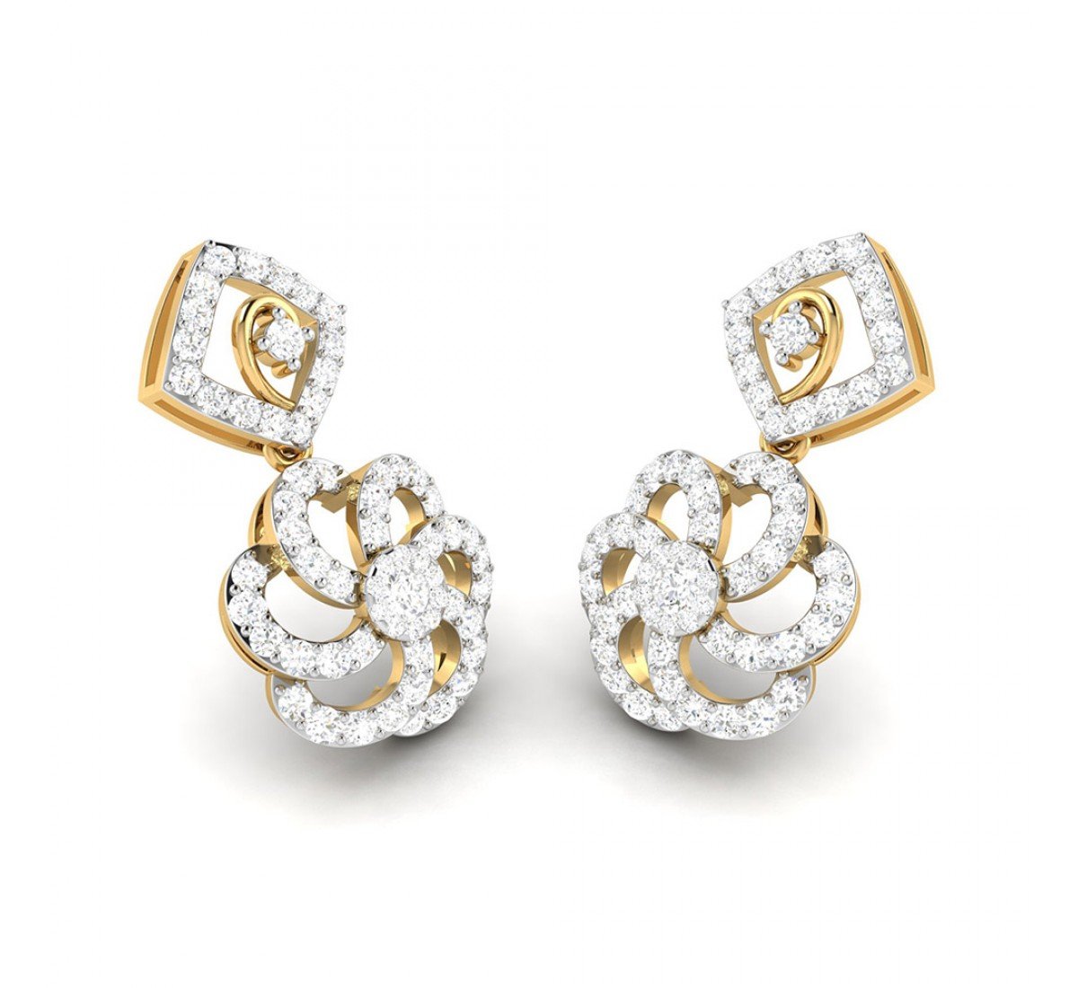 Ice Drop Diamond Earrings