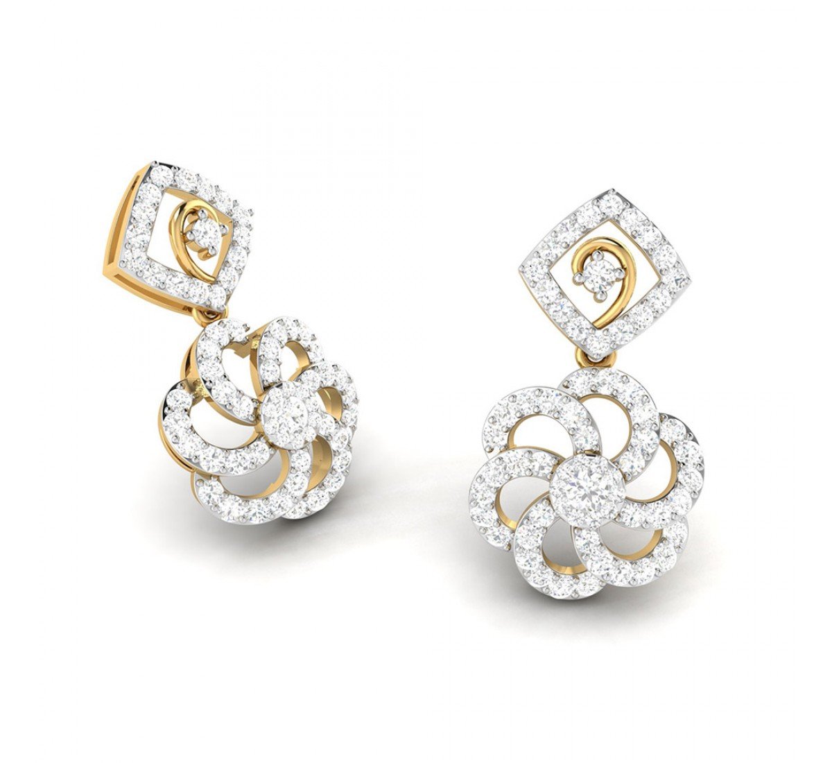 Ice Drop Diamond Earrings