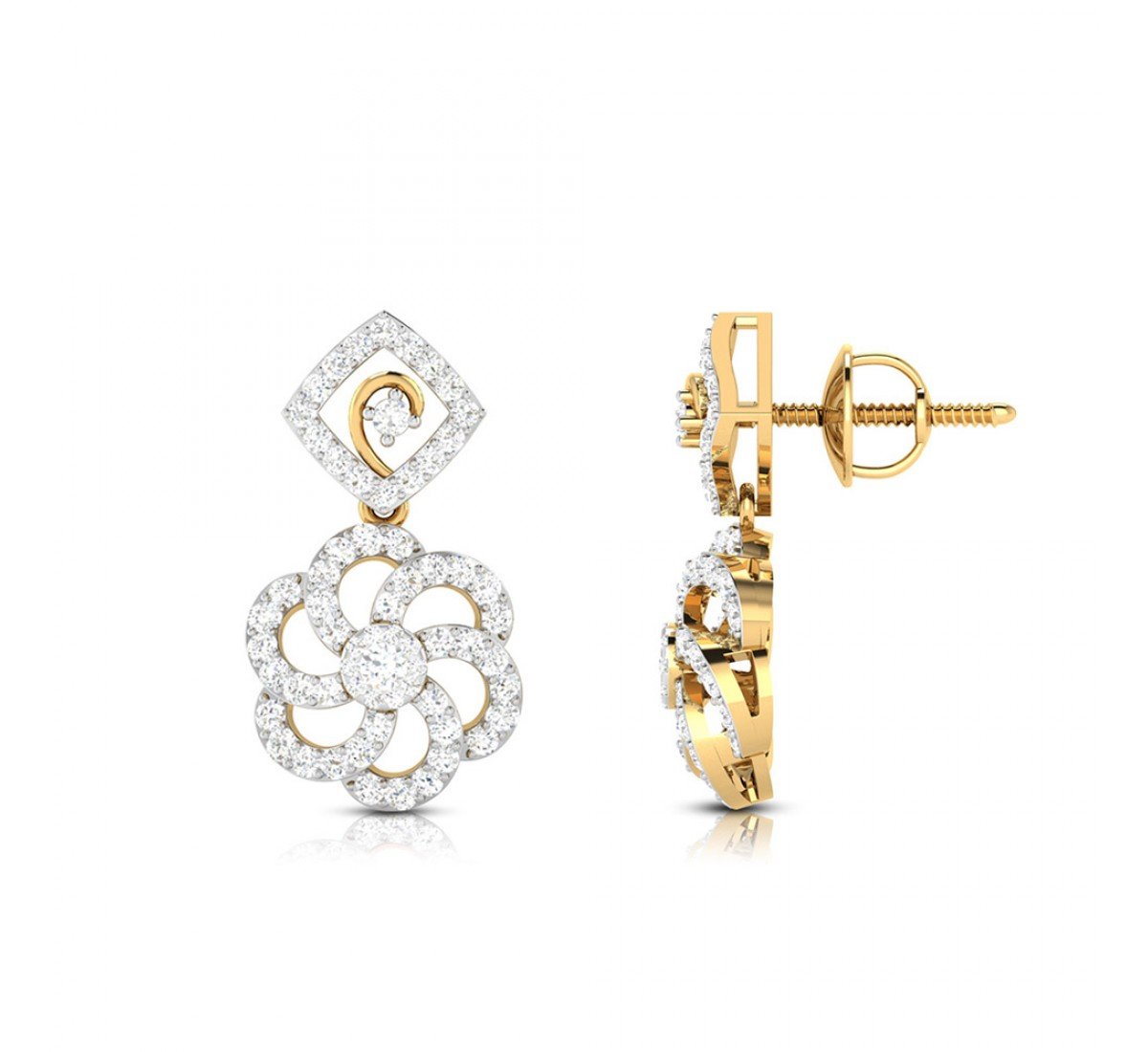 Ice Drop Diamond Earrings