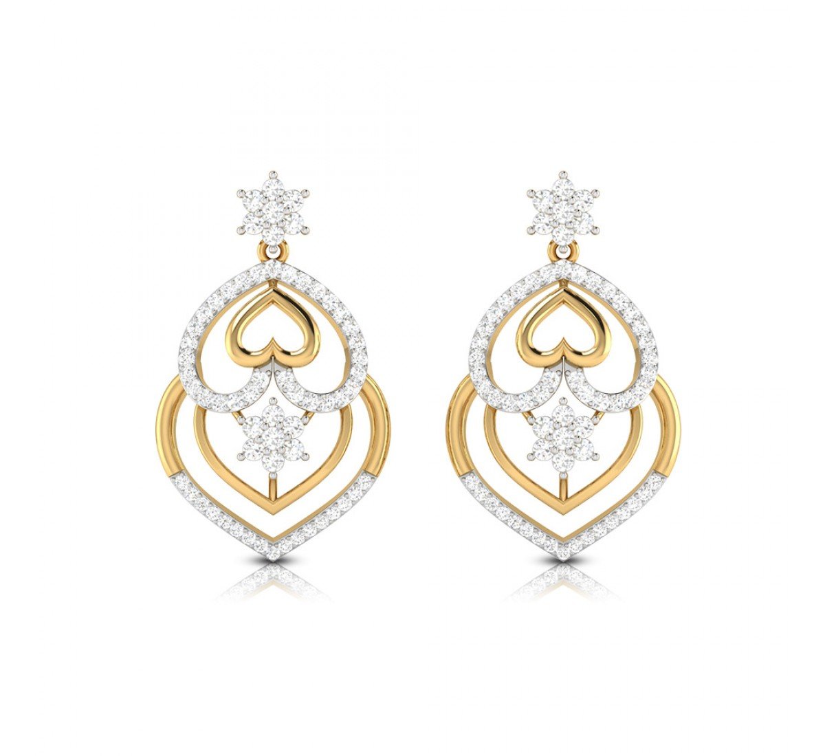 Avey Drop Diamond Earrings