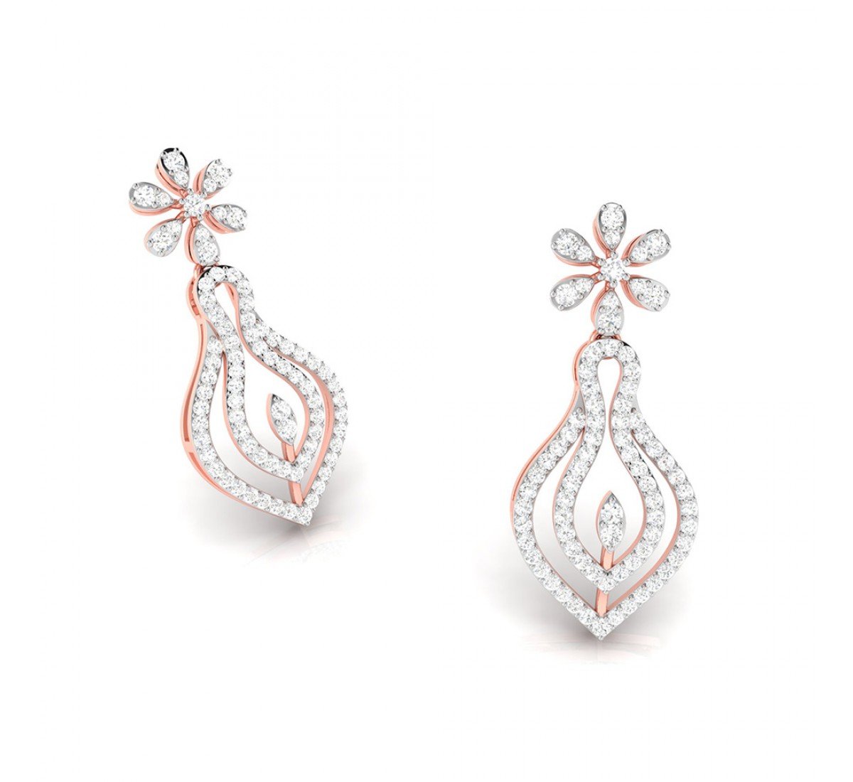 Paragon Drop Diamond Earrings