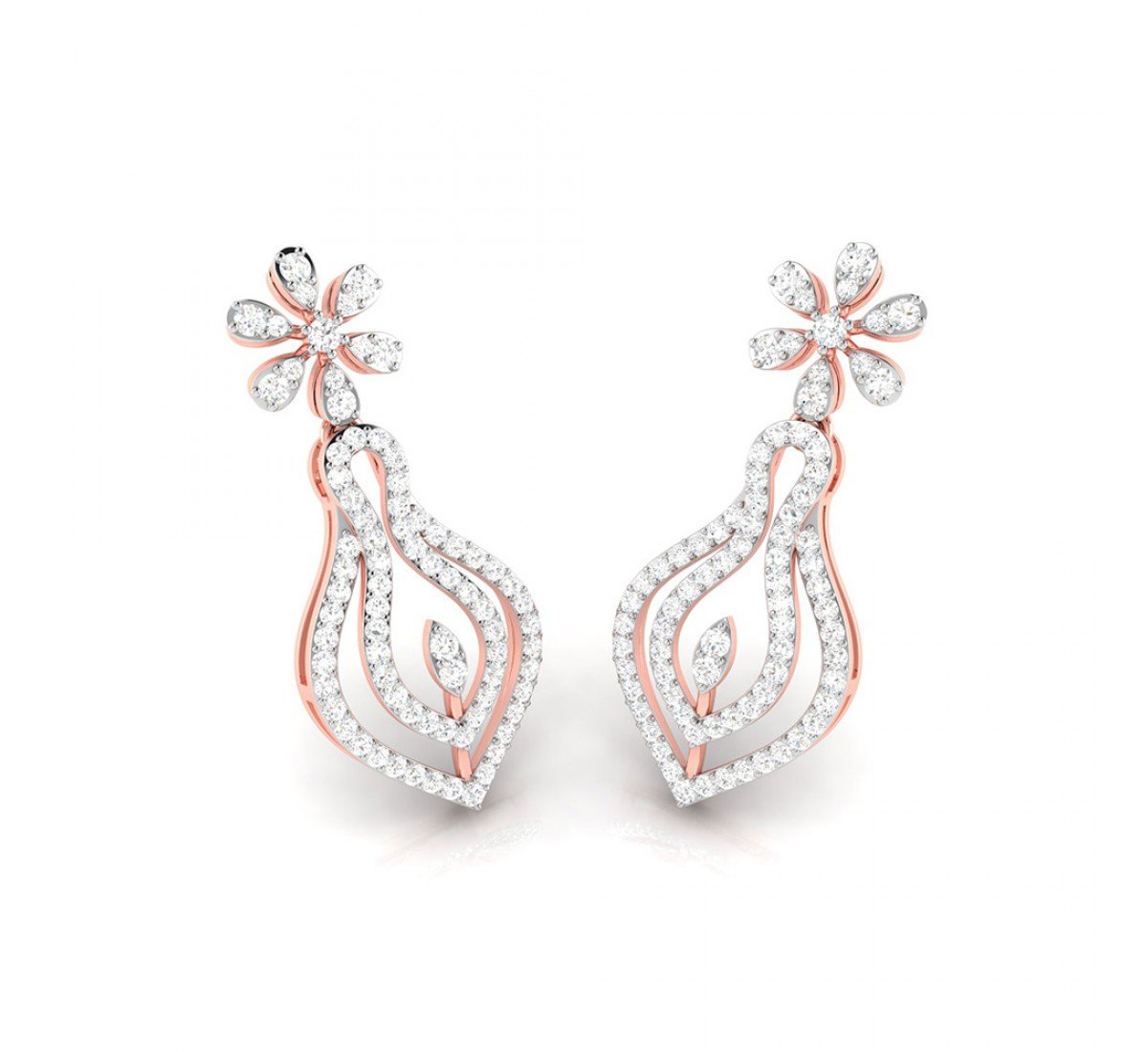 Paragon Drop Diamond Earrings