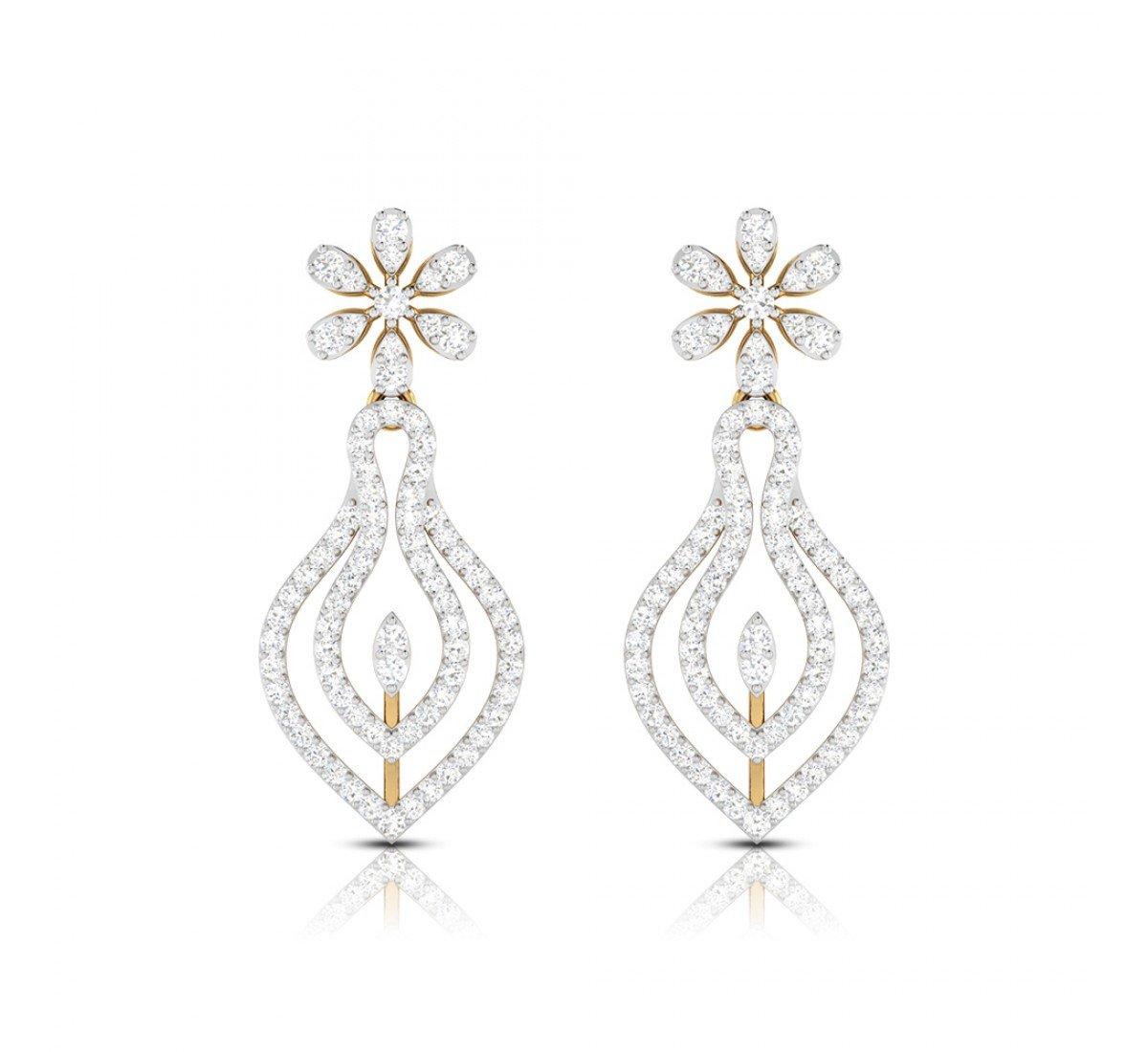 Paragon Drop Diamond Earrings