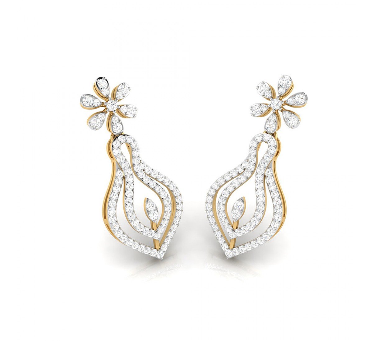 Paragon Drop Diamond Earrings