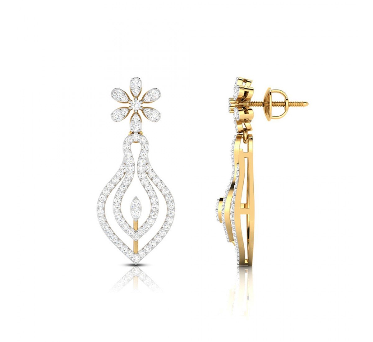 Paragon Drop Diamond Earrings