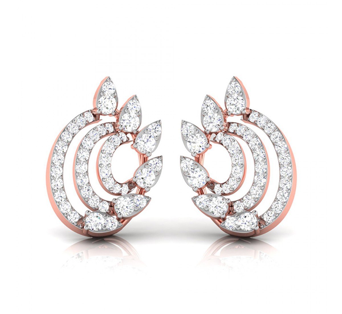 Cushion Dame Diamond Earrings