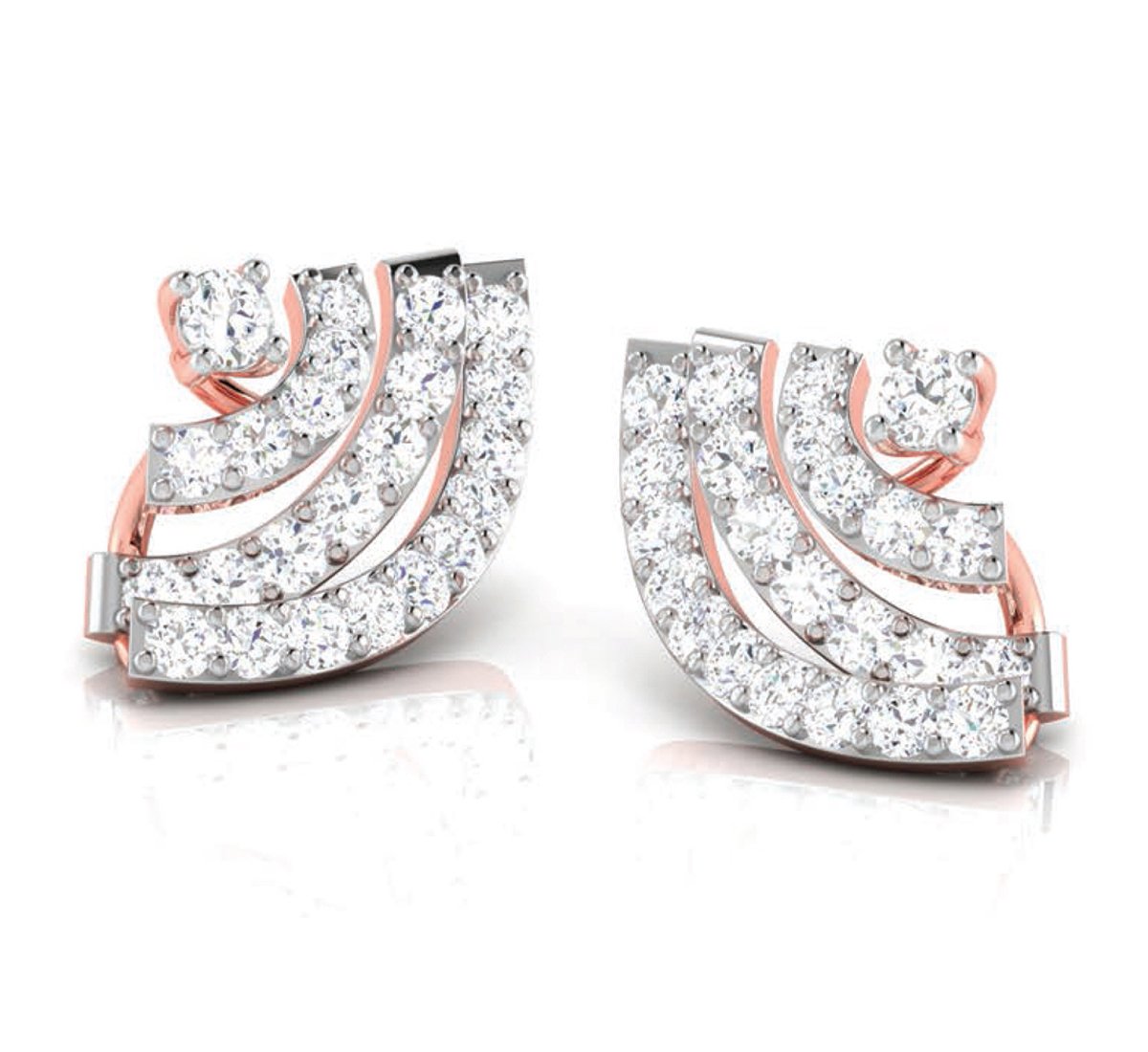 Entangled Diamond Earrings