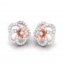 Rays In Eye Diamond Earrings