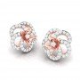 Rays In Eye Diamond Earrings