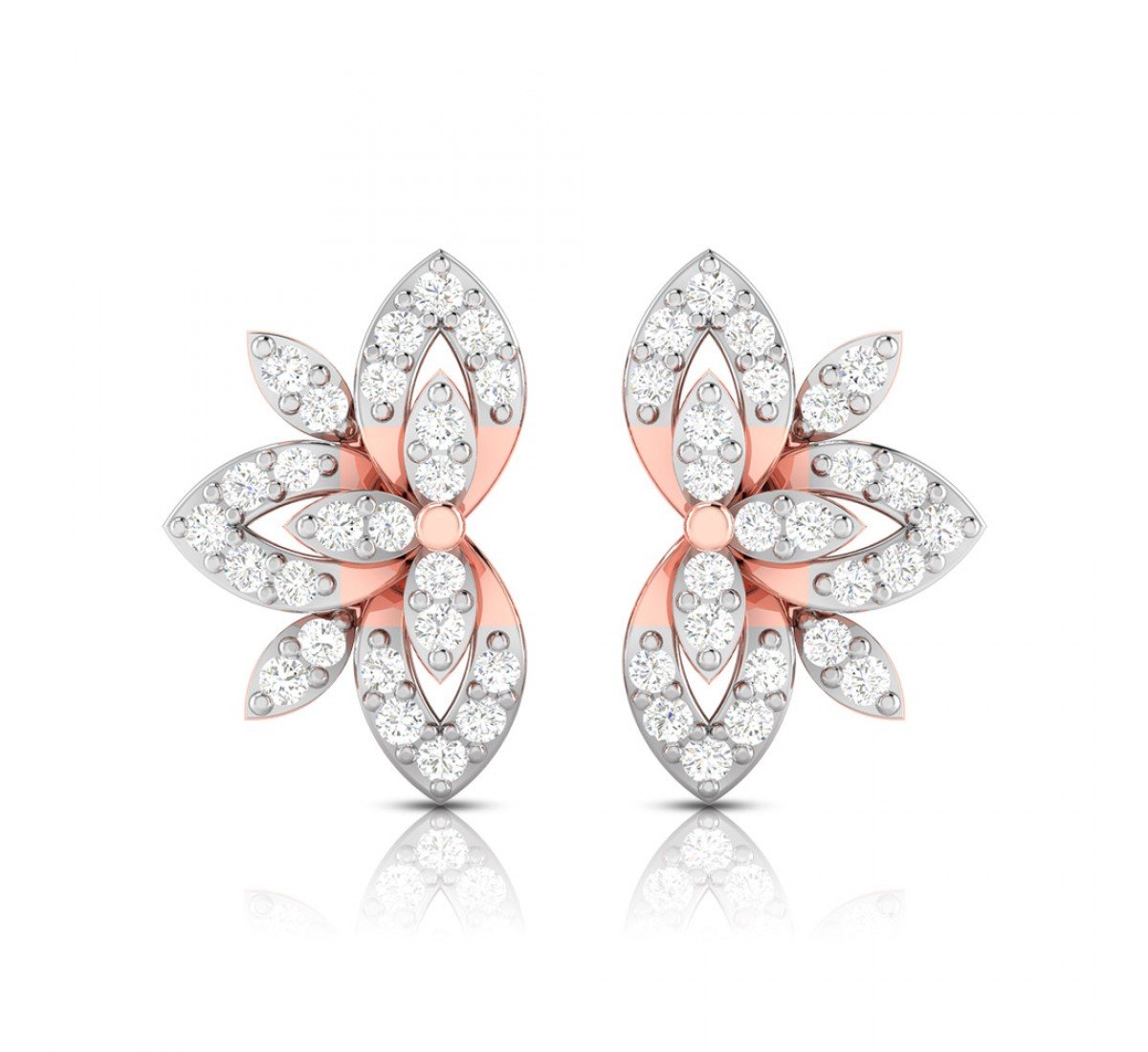 Hug Stud Diamond Earrings