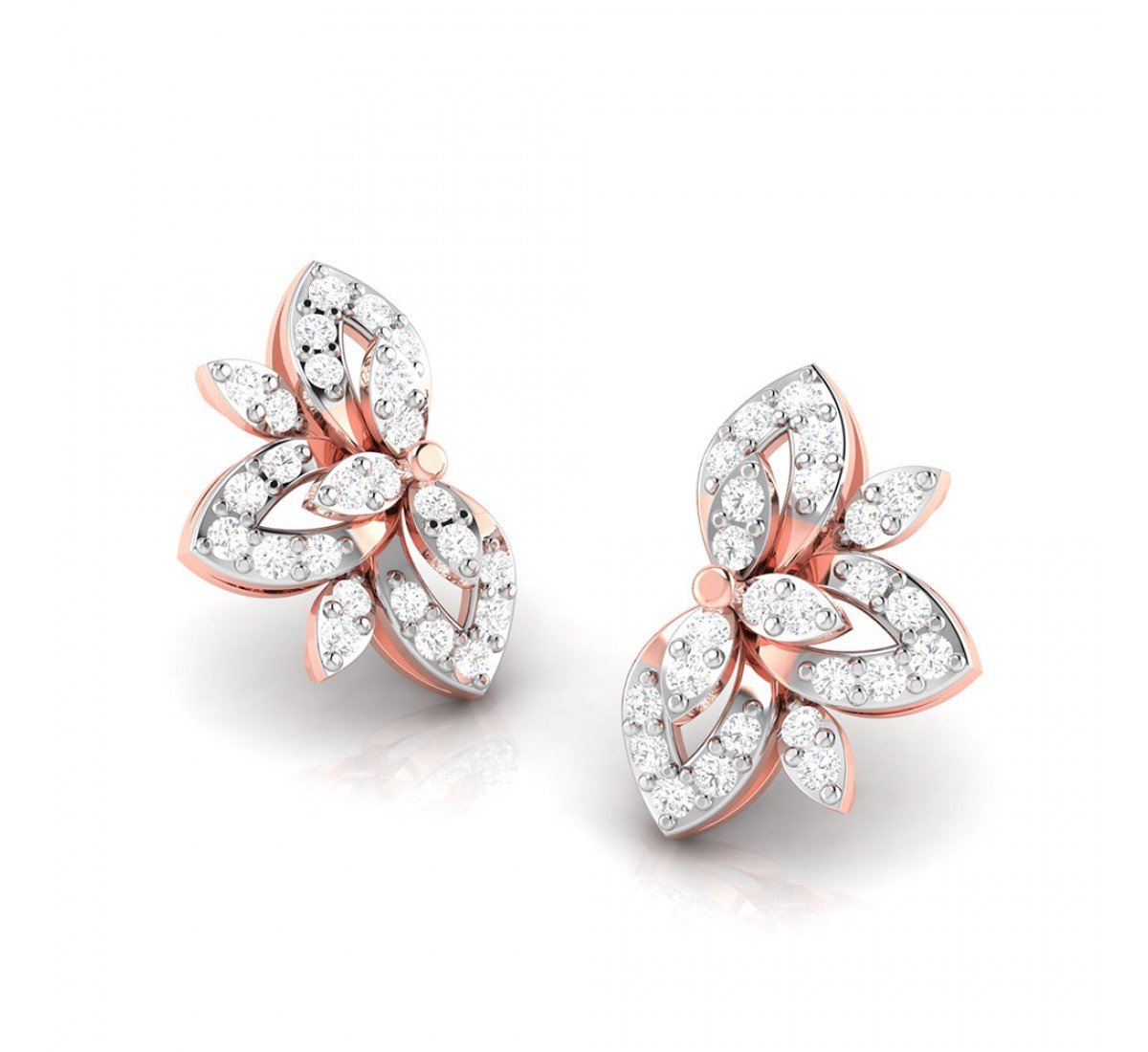 Hug Stud Diamond Earrings