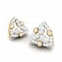 Swerve Twist Diamond Earrings