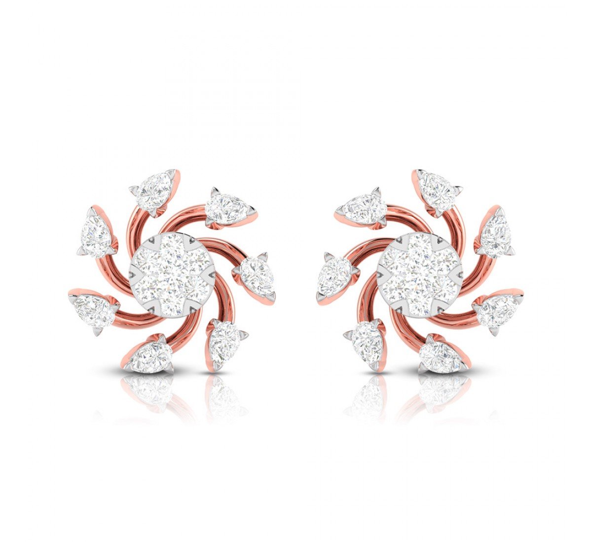 Minimalistic Diamond Earrings