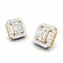 Logy In Rays Diamond Earrings