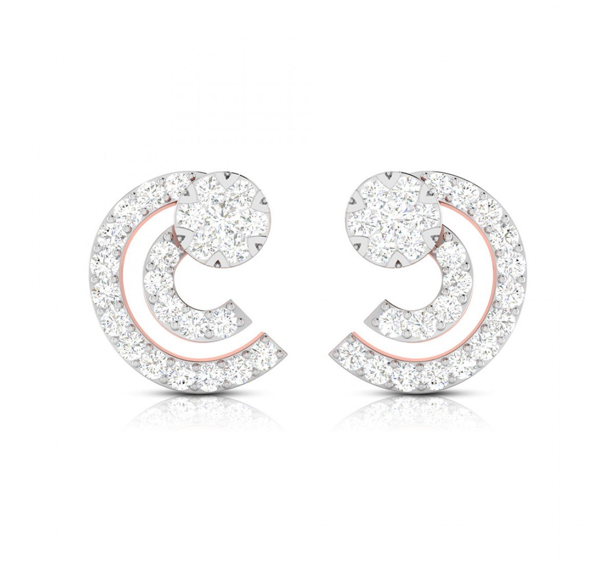 Dorian Stud Diamond Earrings