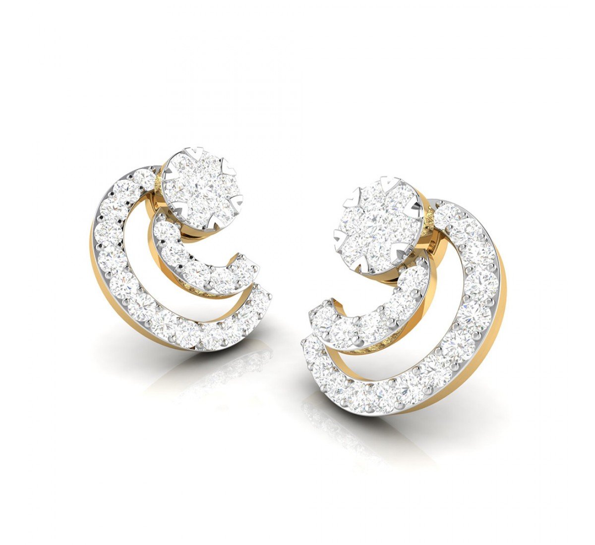 Dorian Stud Diamond Earrings