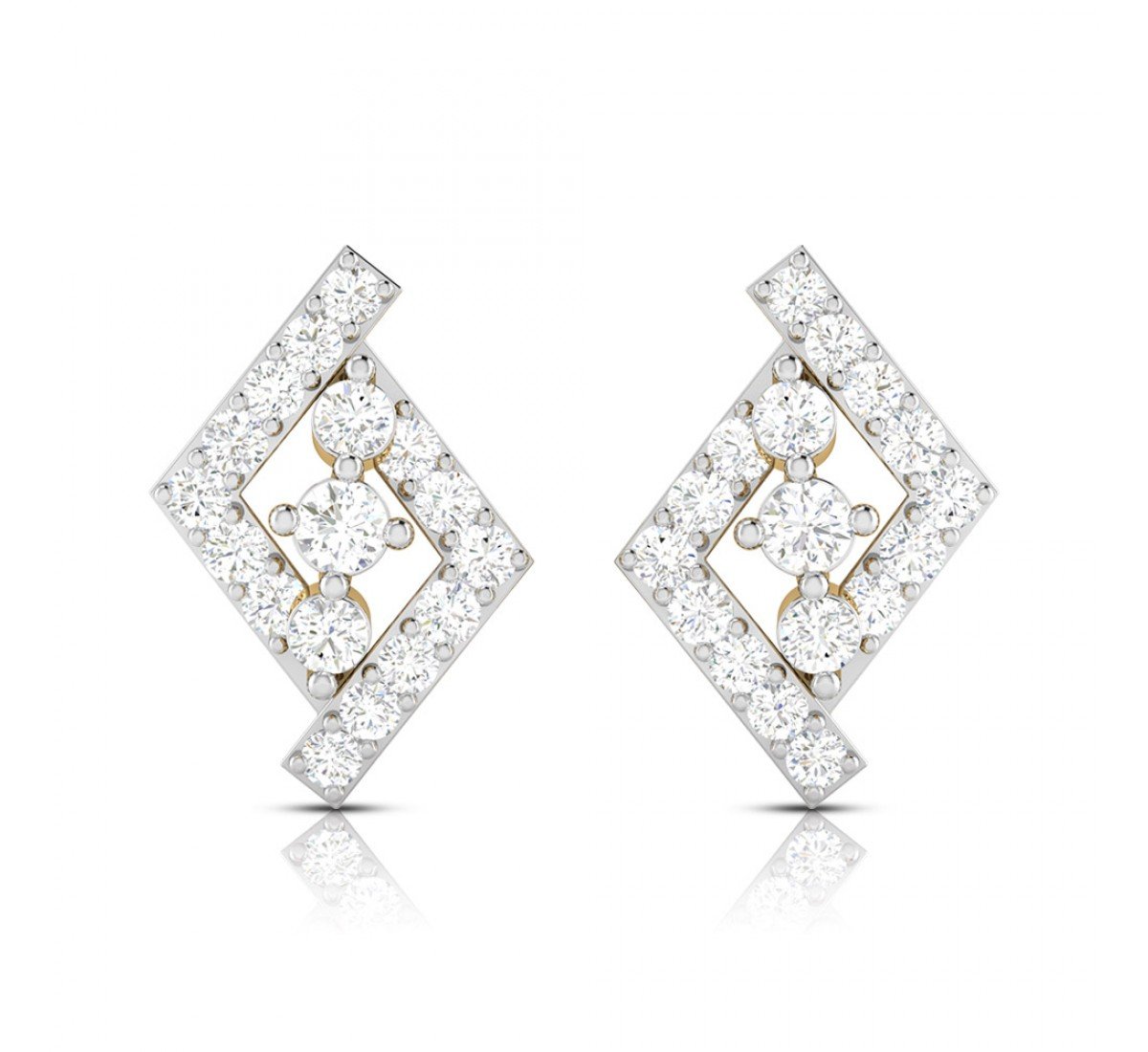 Ember Diamond Stud Earrings