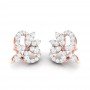 Dazzling Looped Diamond Stud