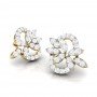 Dazzling Looped Diamond Stud