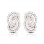 Angelina Circled Diamond Stud