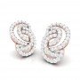 Angelina Circled Diamond Stud