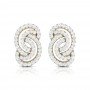 Angelina Circled Diamond Stud